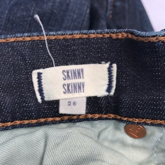 Madewell Women’s Jeans Skinny Skinny Blue Jeans Dark Wash 26 Like New - Picture 8 of 11